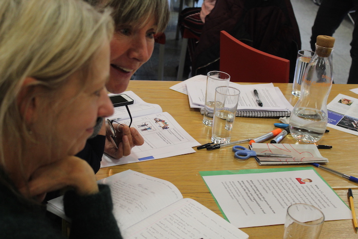attendees discuss our profiles of people with learning disabilities